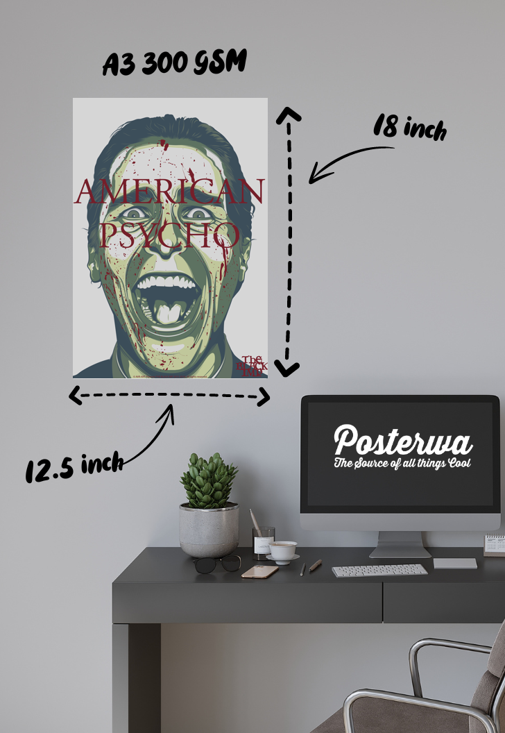 Psycho Screams | American Psycho | Horror Movie Poster