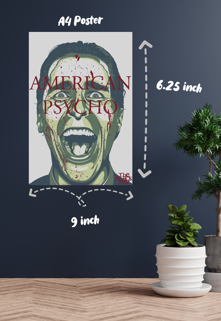 Psycho Screams | American Psycho | Horror Movie Poster