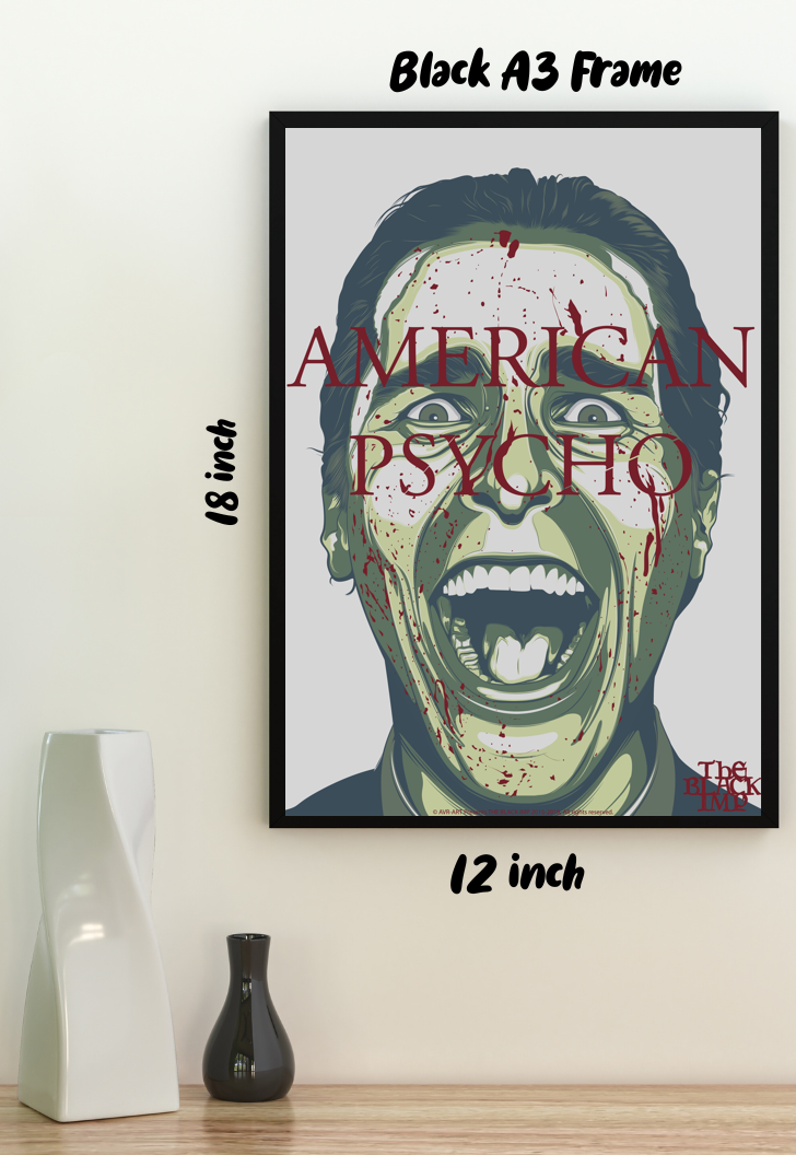 Psycho Screams | American Psycho | Horror Movie Poster