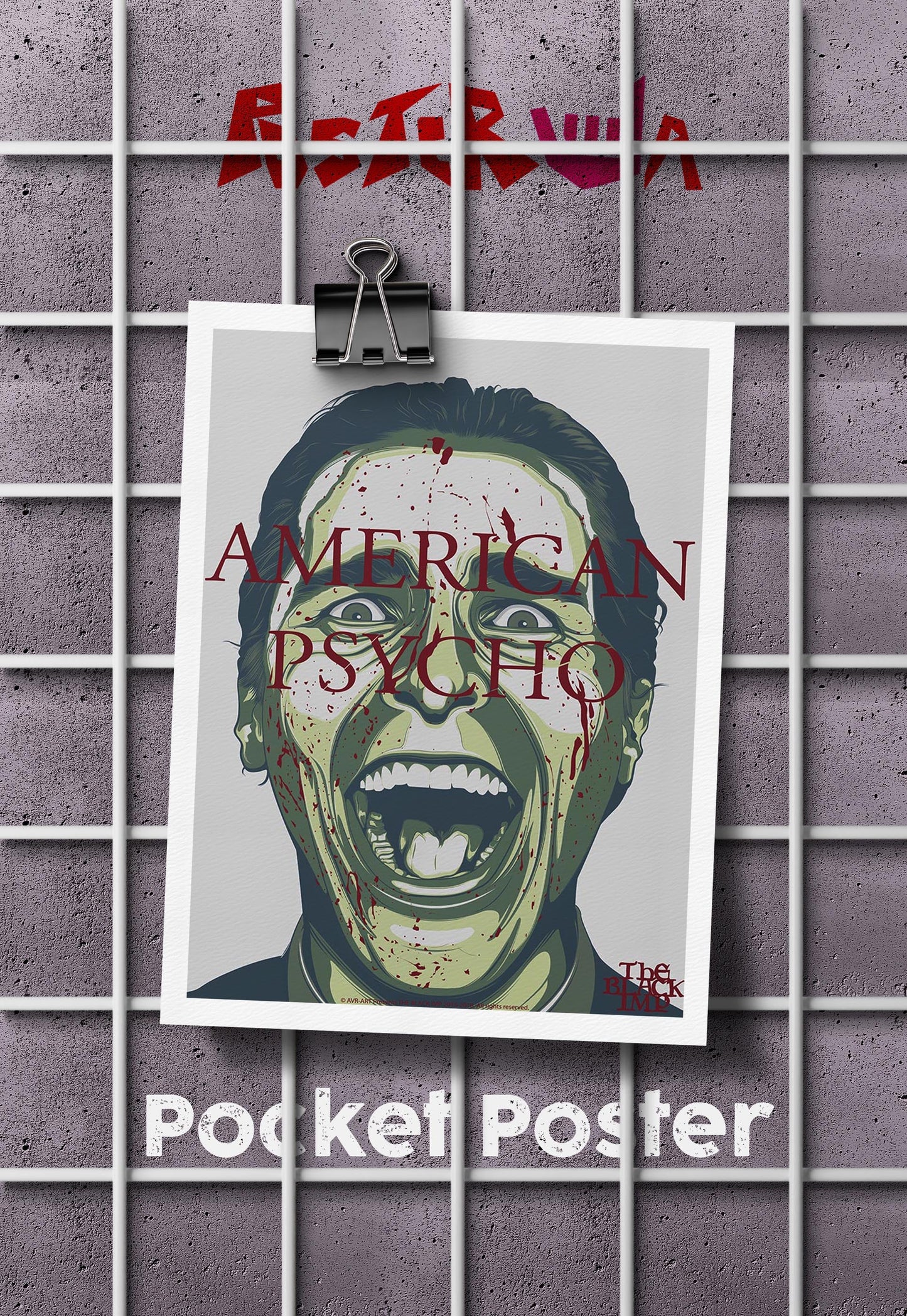 Psycho Screams | American Psycho | Horror Movie Poster
