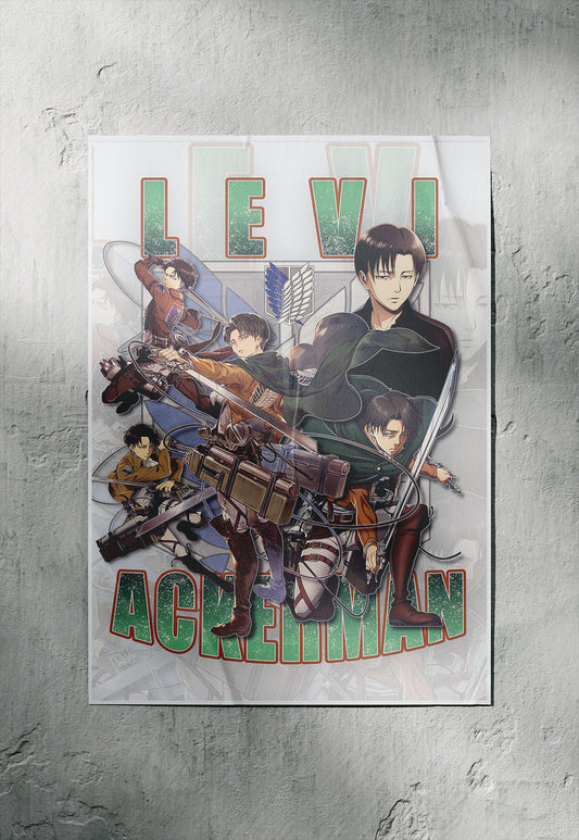 “Attack on Titan: Wings of Freedom | Levi Ackerman | Anime Poster.”