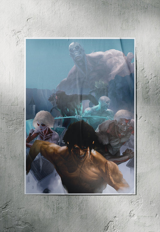 Attack on Titan: The Titans | All Titans | Anime Poster