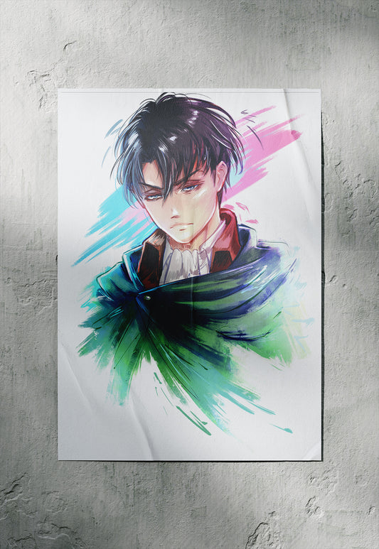 “Attack on Titan: Levi | Levi Ackerman | Anime Poster