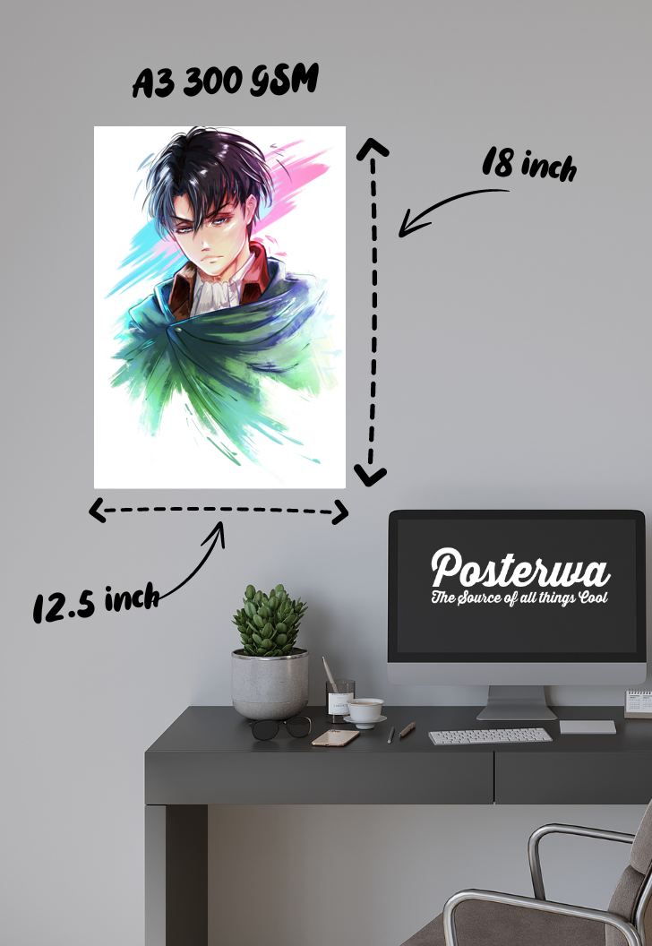 “Attack on Titan: Levi | Levi Ackerman | Anime Poster