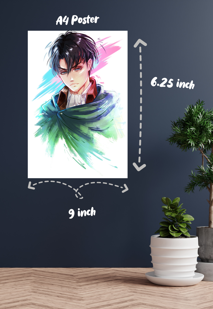 “Attack on Titan: Levi | Levi Ackerman | Anime Poster