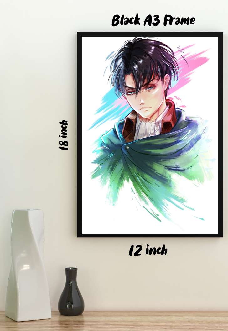 “Attack on Titan: Levi | Levi Ackerman | Anime Poster