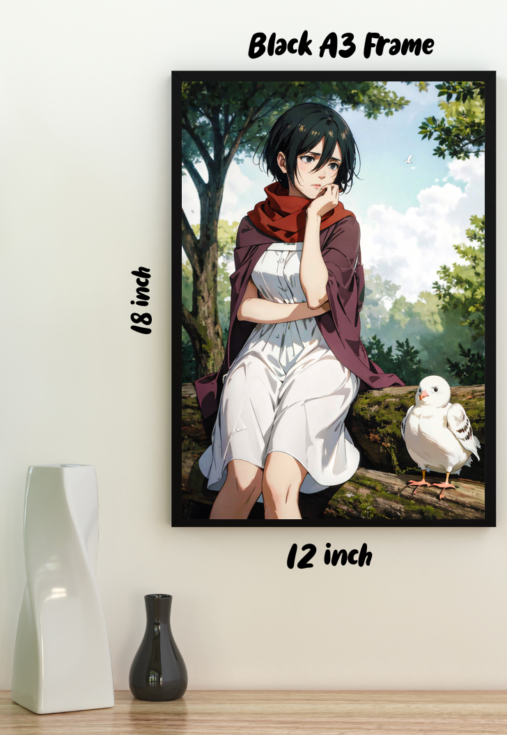 Attack on Titan: Guardian of Humanity | Mikasa Ackerman | Anime Poster