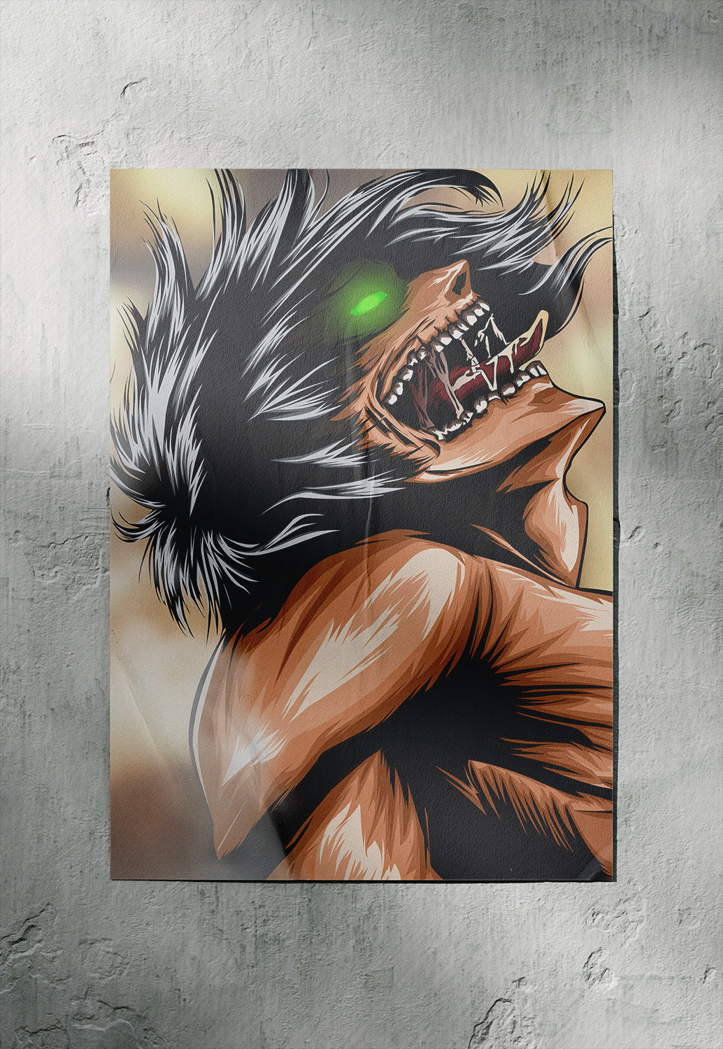 Attack on Titan: The Titan Roar | Eren Yeager | Anime Poster