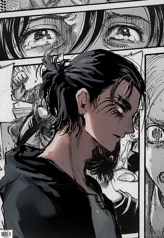 Eren Yeager Comic Strip Poster