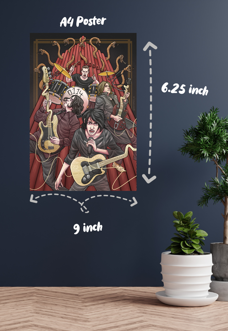 Melodic Shadows | Arctic Monkeys | Band Poster