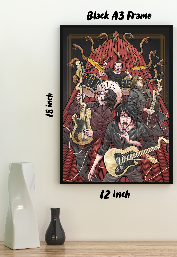 Melodic Shadows | Arctic Monkeys | Band Poster