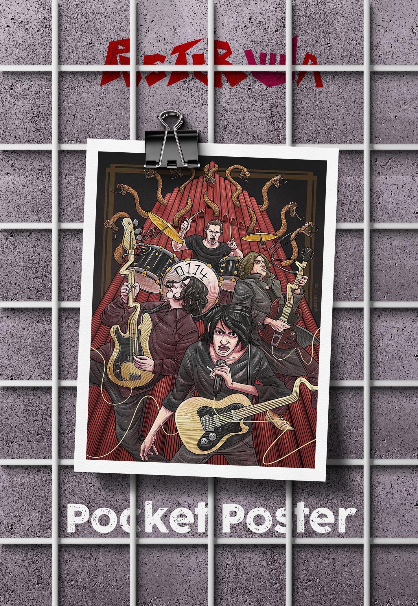 Melodic Shadows | Arctic Monkeys | Band Poster