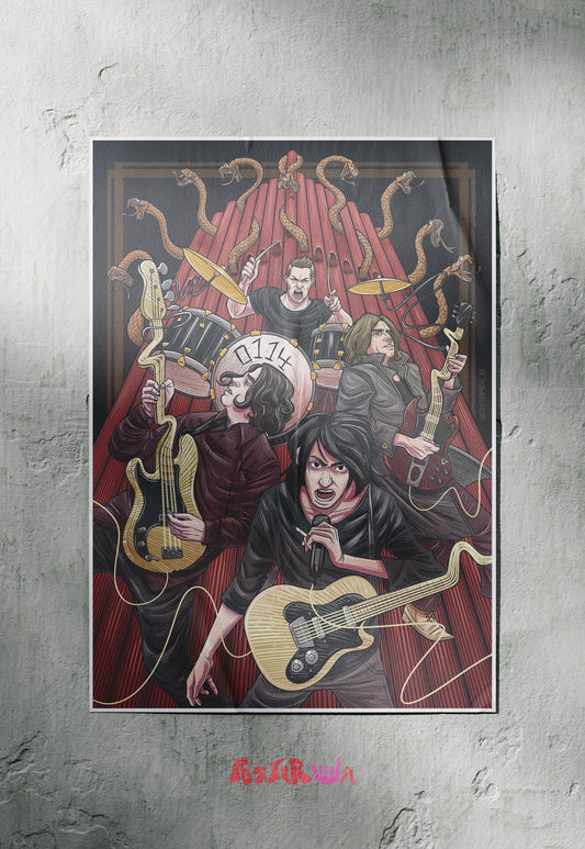 Melodic Shadows | Arctic Monkeys | Band Poster