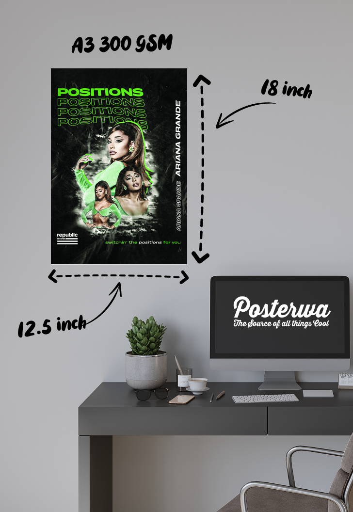 Harmonious Heights | Ariana Grande | Kpop Poster