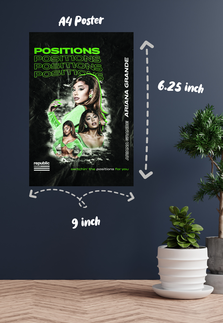 Harmonious Heights | Ariana Grande | Kpop Poster