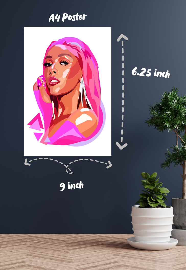 Melodic Muse | Ariana Grande | Singer Poster