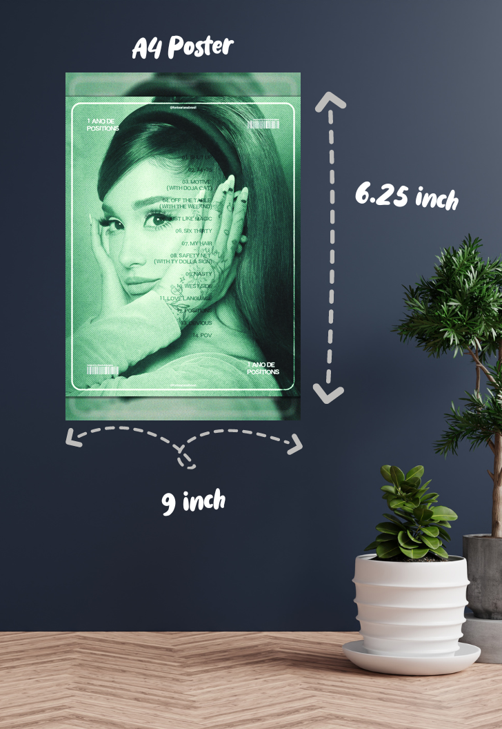 Retro Vibes | Ariana Grande | Music Poster