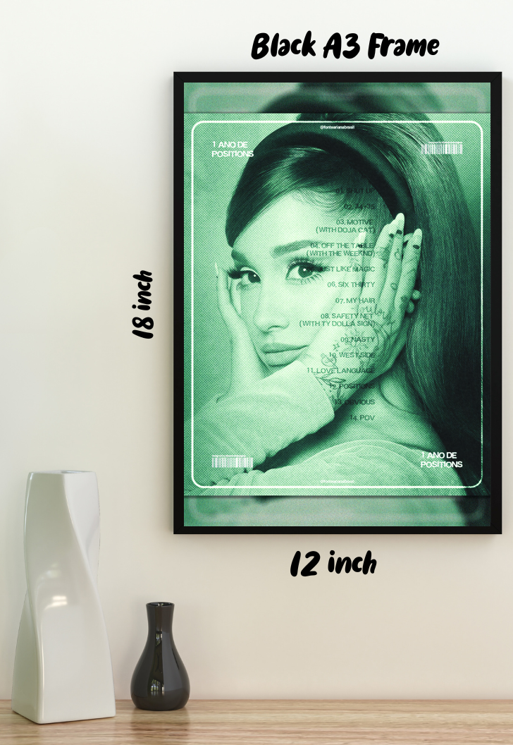 Retro Vibes | Ariana Grande | Music Poster