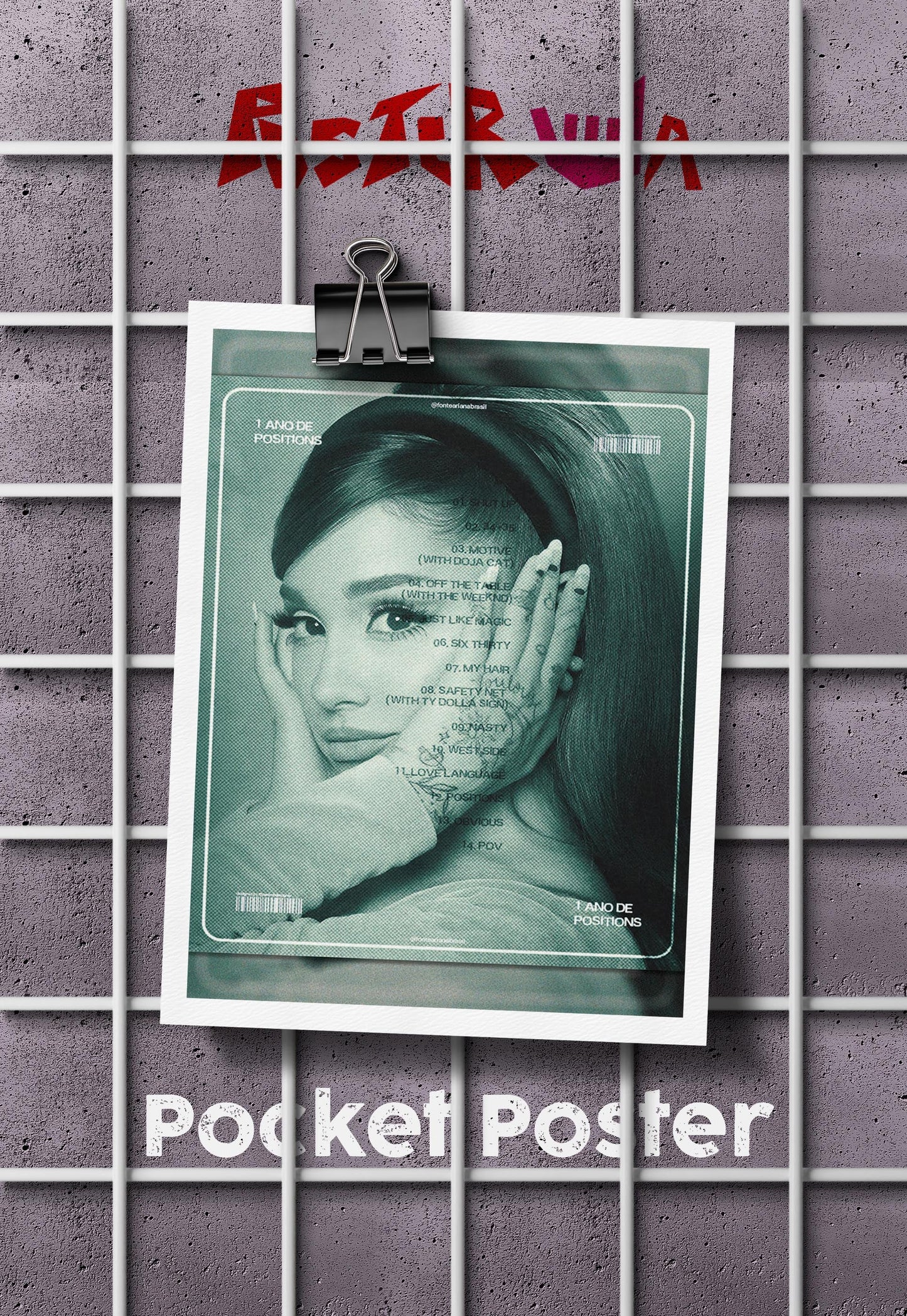 Retro Vibes | Ariana Grande | Music Poster