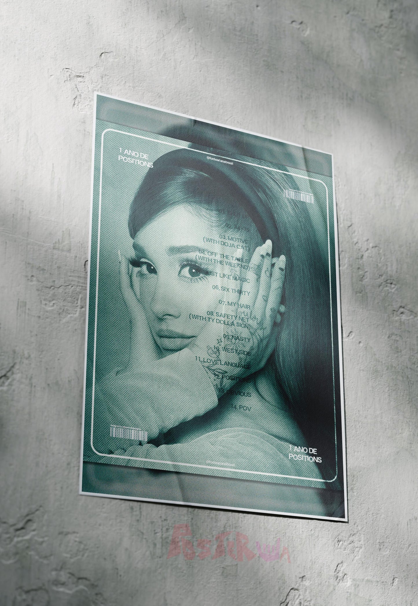 Retro Vibes | Ariana Grande | Music Poster