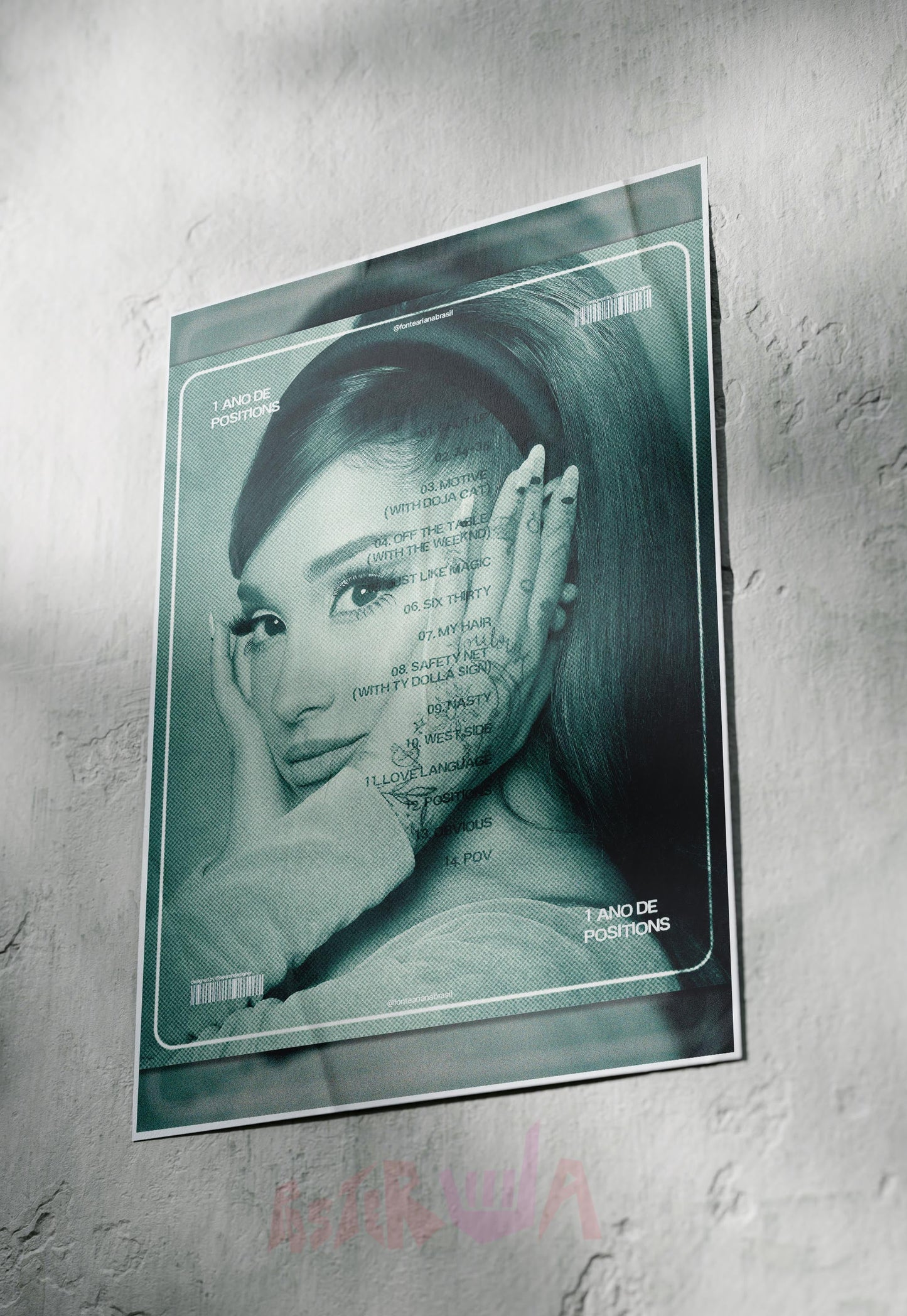 Retro Vibes | Ariana Grande | Music Poster