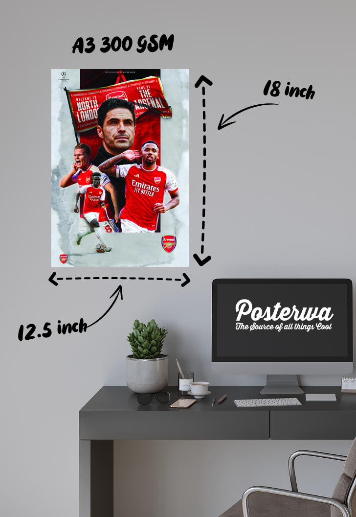 Gunners United | Arsenal | Football Poster