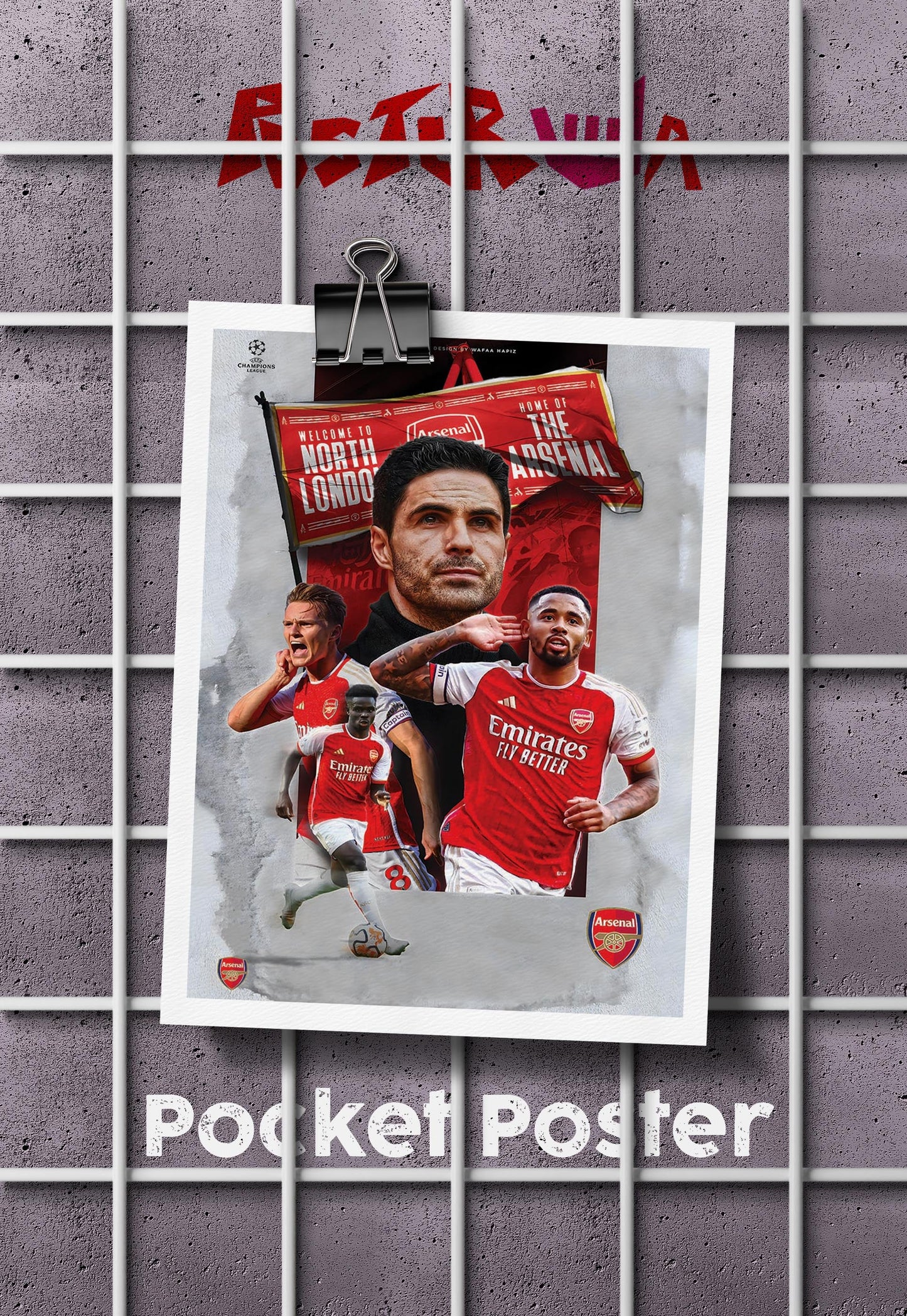 Gunners United | Arsenal | Football Poster