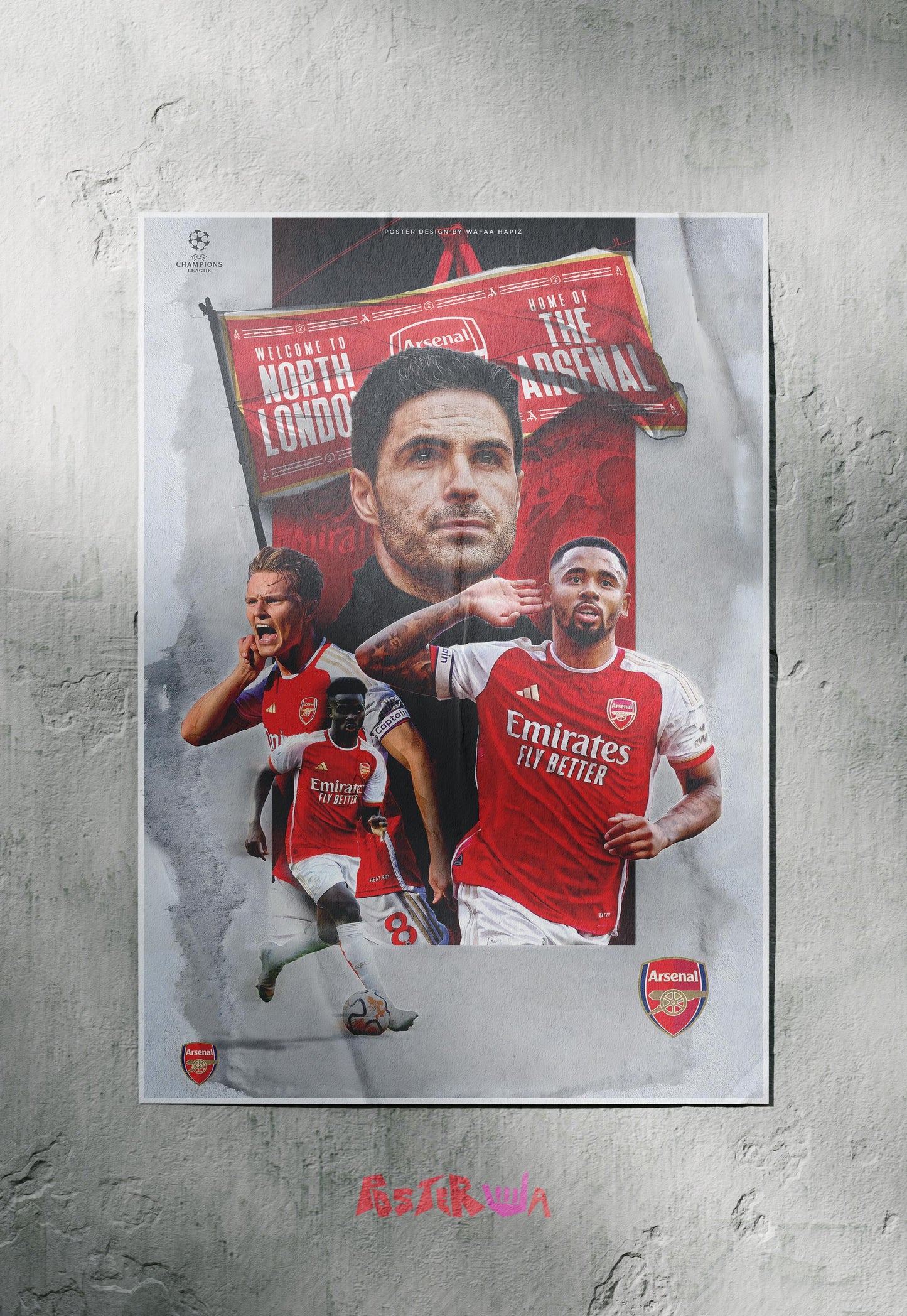 Gunners United | Arsenal | Football Poster