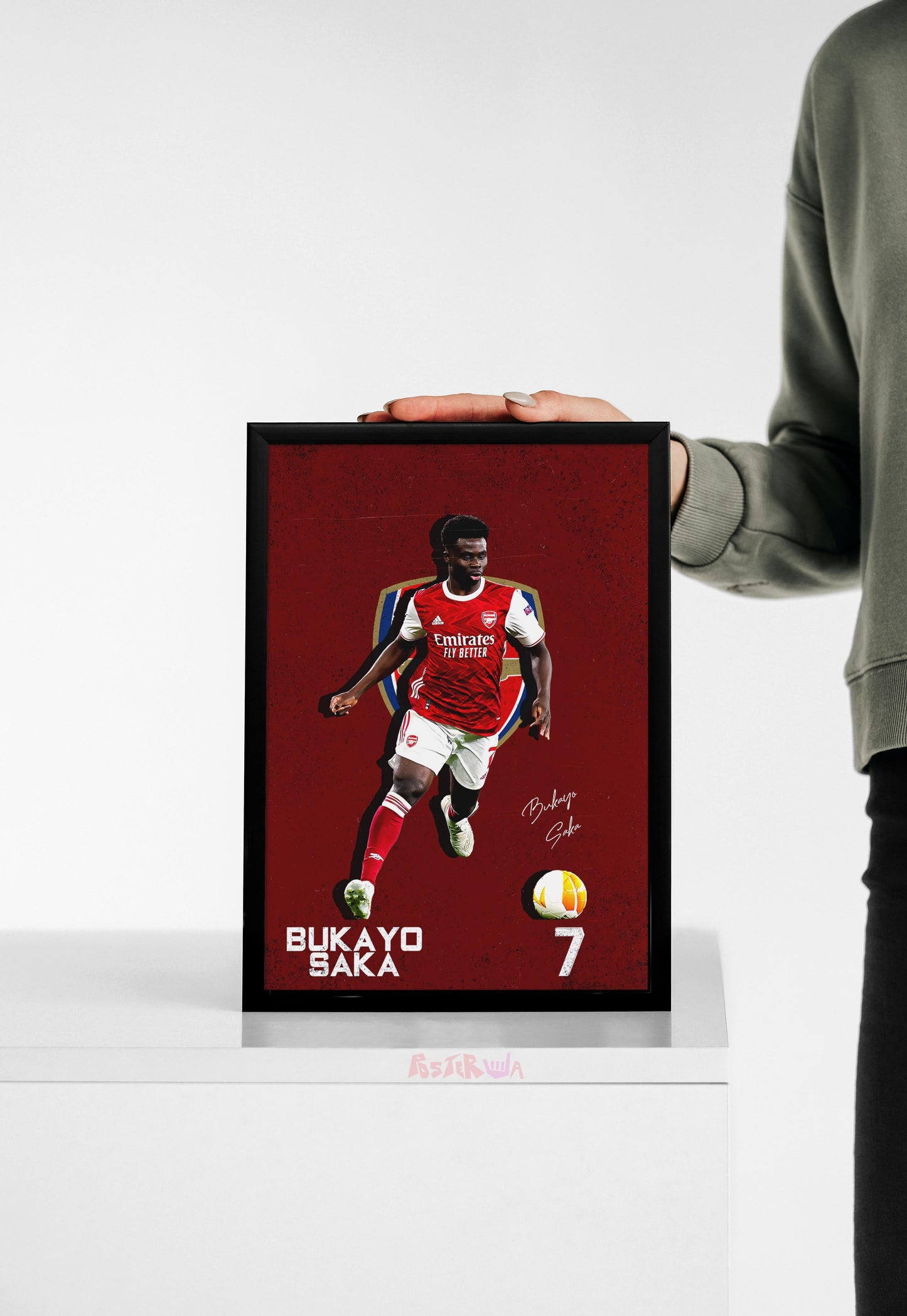 Saka's Rise | Arsenal | Football Poster