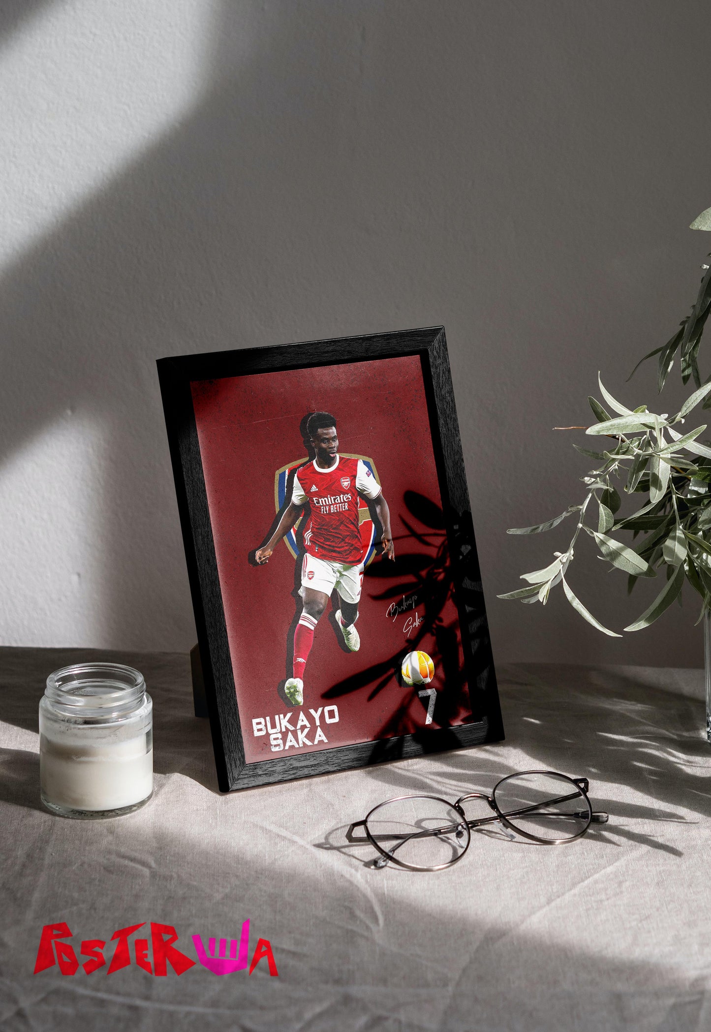 Saka's Rise | Arsenal | Football Poster