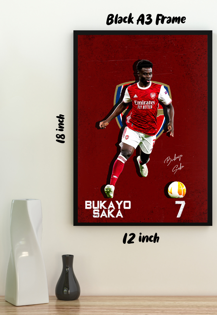 Saka's Rise | Arsenal | Football Poster