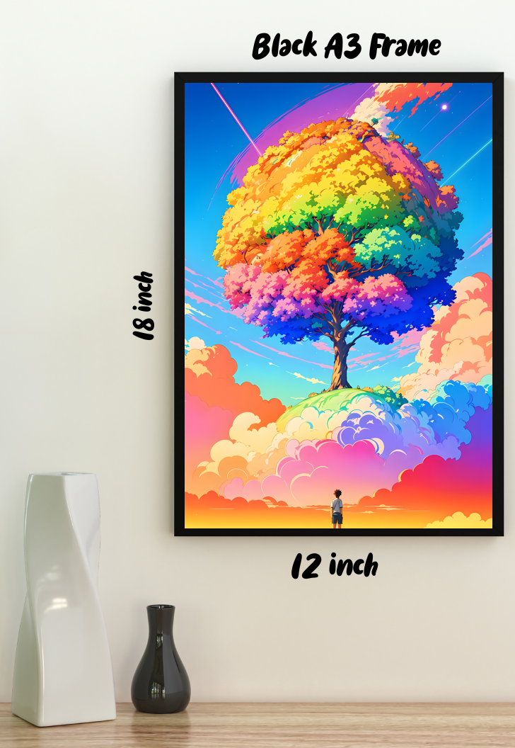 Vibrant Canopy | Abstract | Art Poster