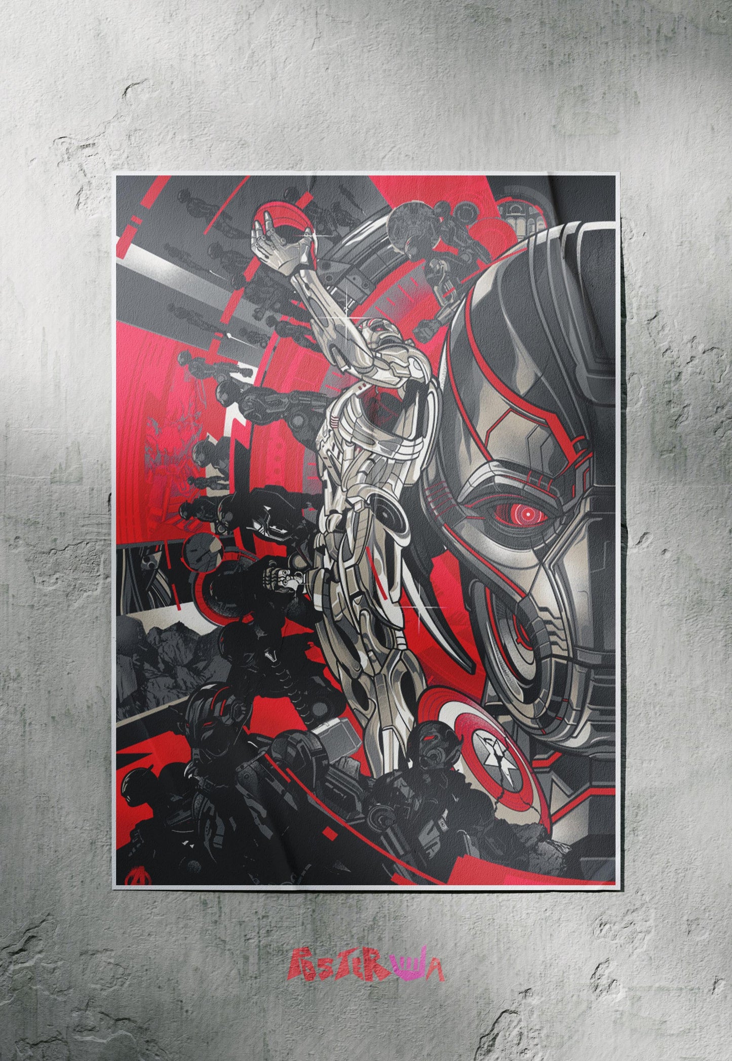 Avengers: Rise of the Machines | Marvel | Superhero Poster