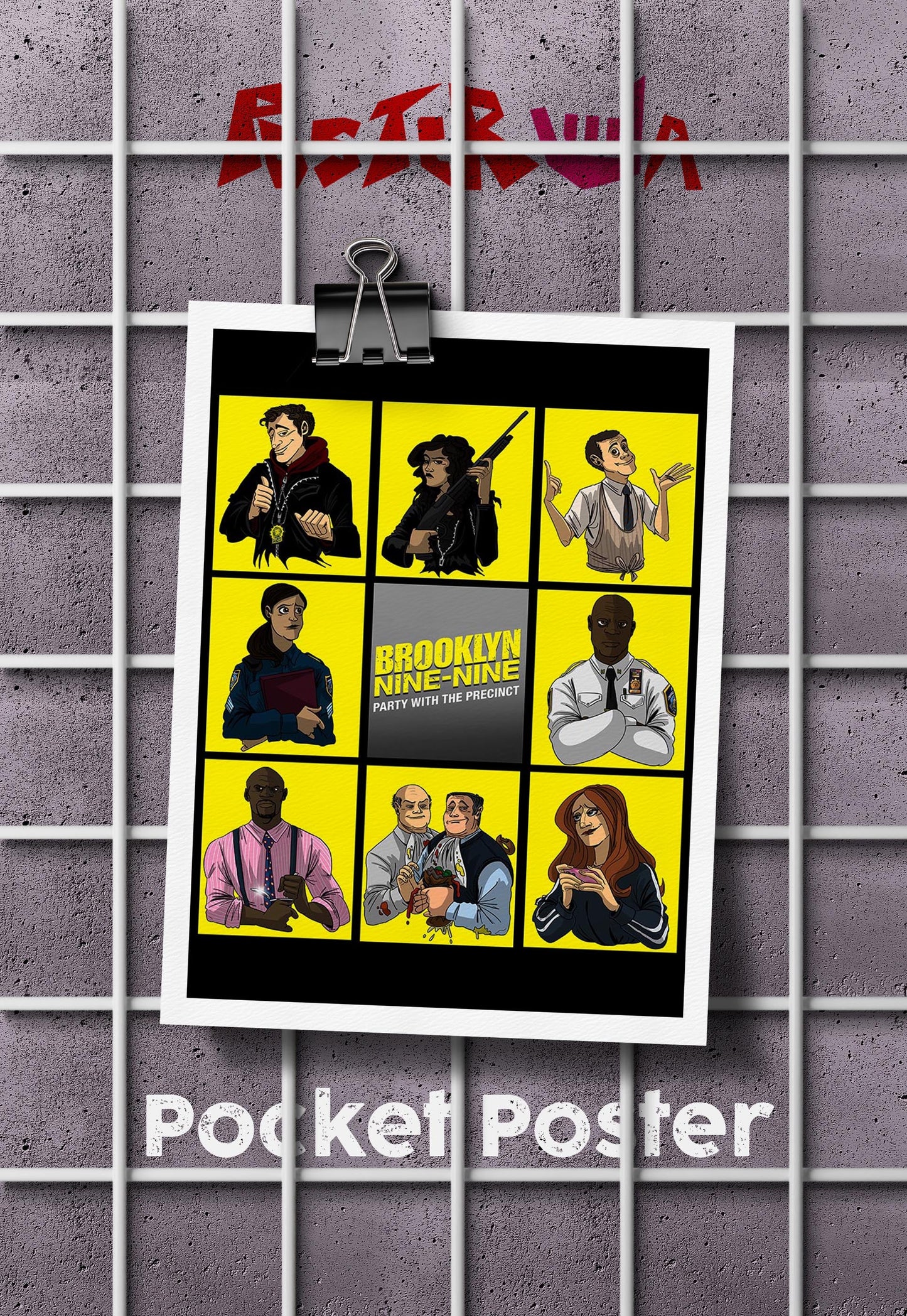 United Squad | Brooklyn 99 | Sitcom Poster