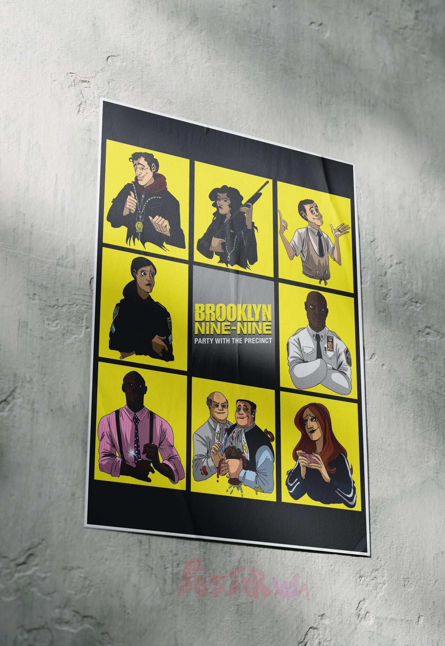 United Squad | Brooklyn 99 | Sitcom Poster