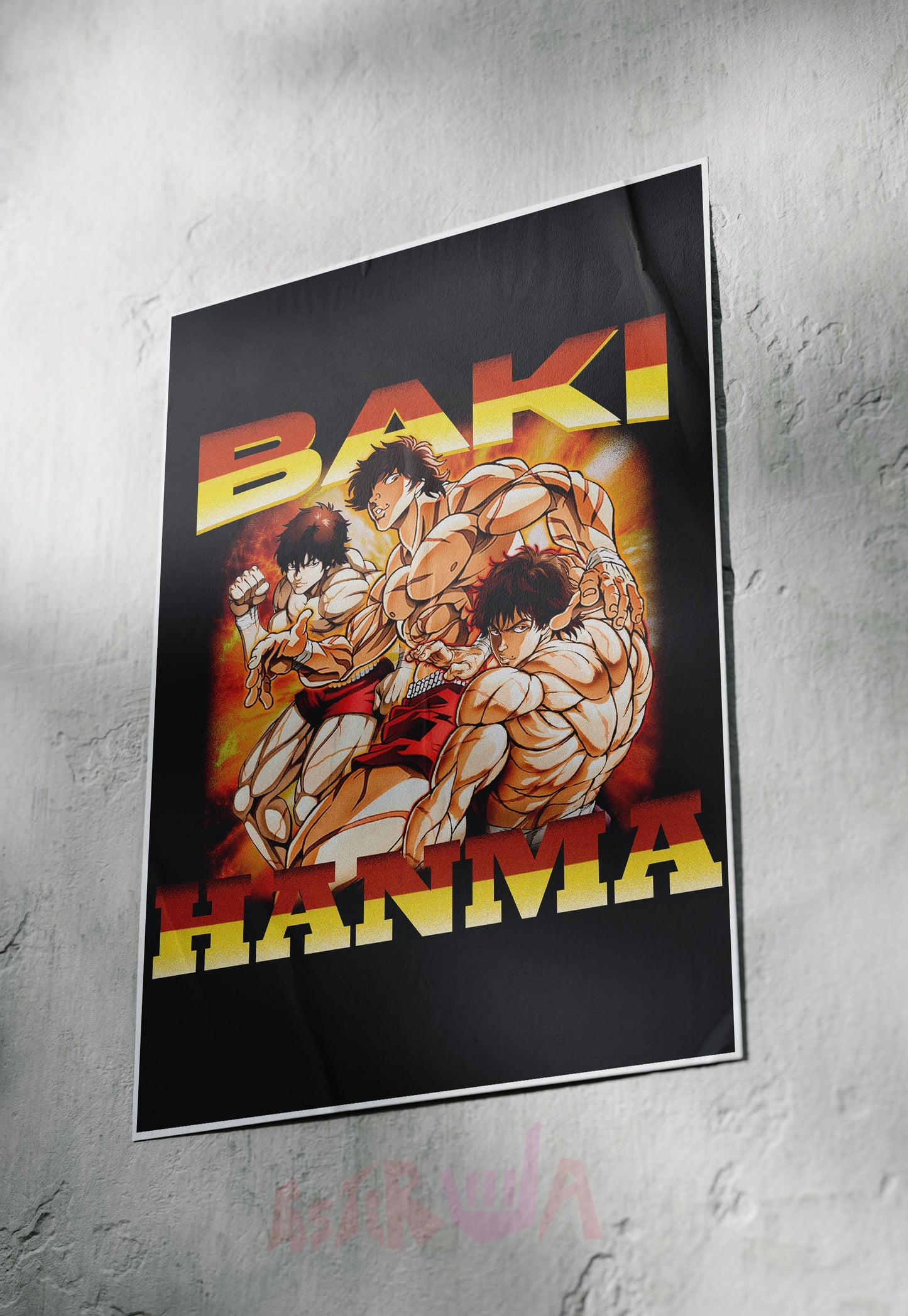 Unleashed Fury | Baki Hanma | Anime Poster