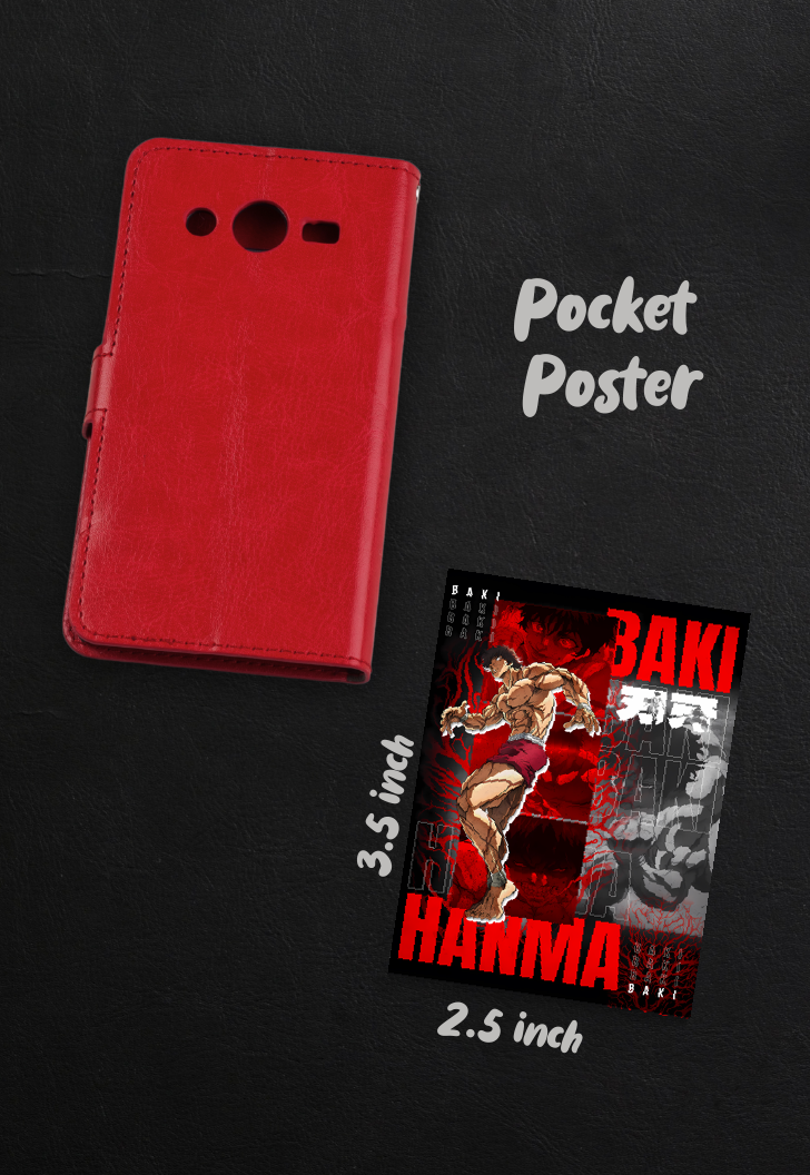 Crimson Warrior | Baki Hanma | Anime Poster