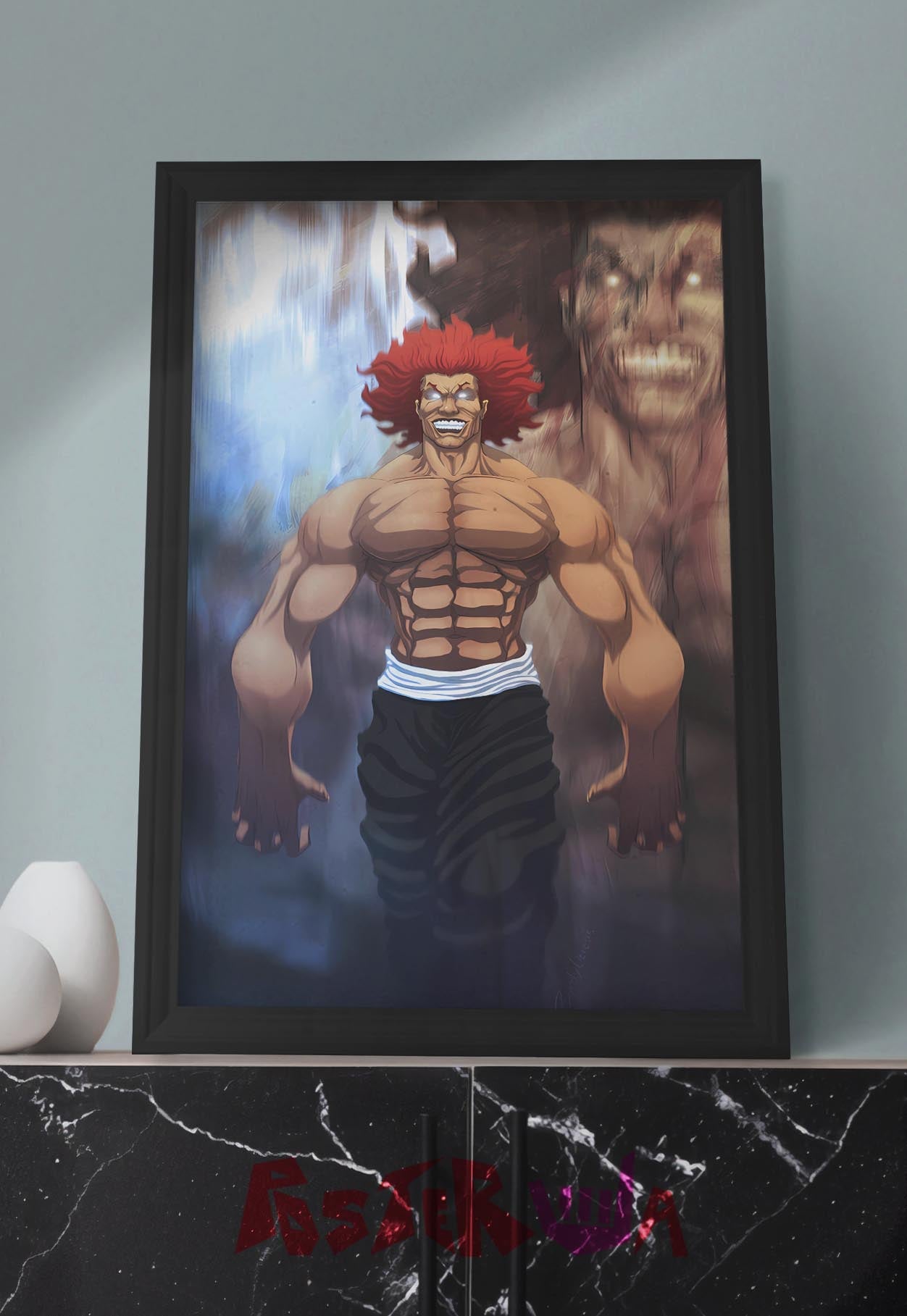 The Beast Unleashed | Yujiro Hanma | Anime Poster