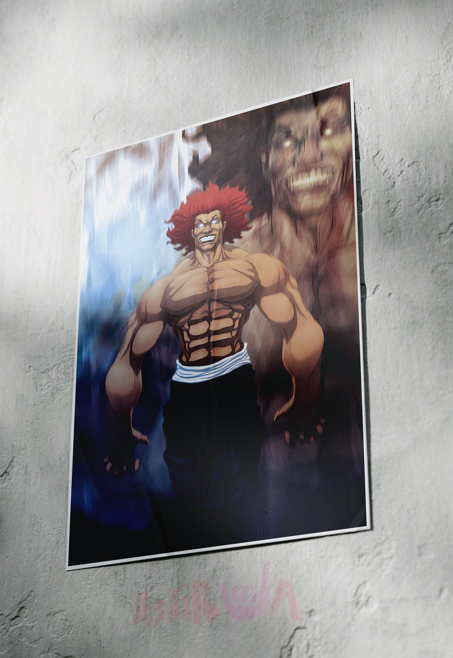 The Beast Unleashed | Yujiro Hanma | Anime Poster