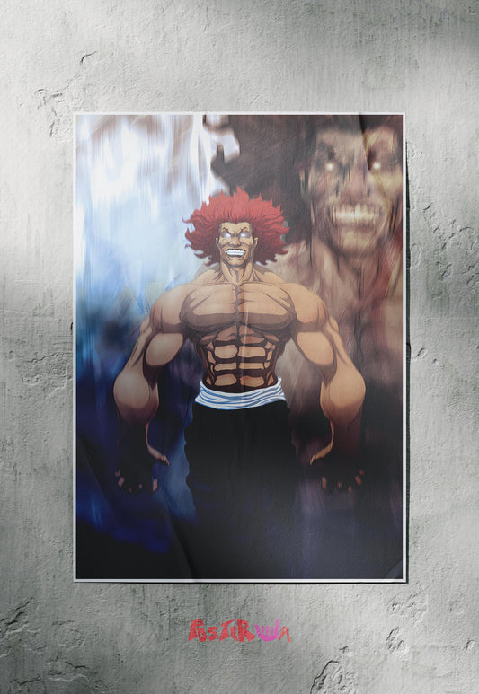 The Beast Unleashed | Yujiro Hanma | Anime Poster
