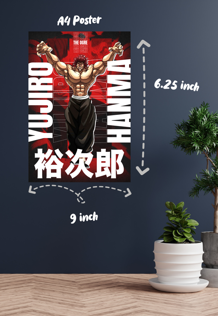 Unyielding Force | Baki | Anime Poster