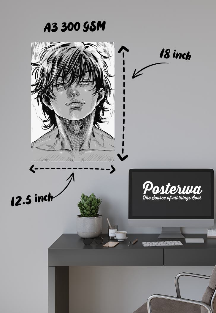 Fierce Fighter | Baki | Anime Poster