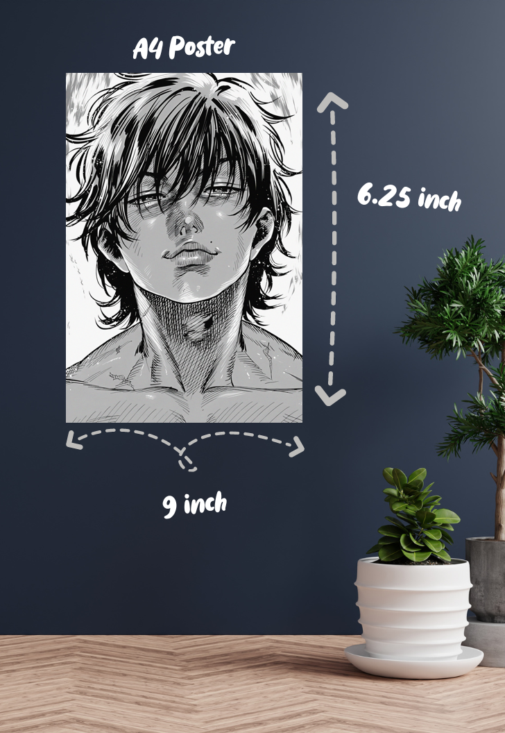 Fierce Fighter | Baki | Anime Poster