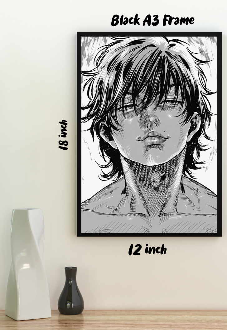 Fierce Fighter | Baki | Anime Poster