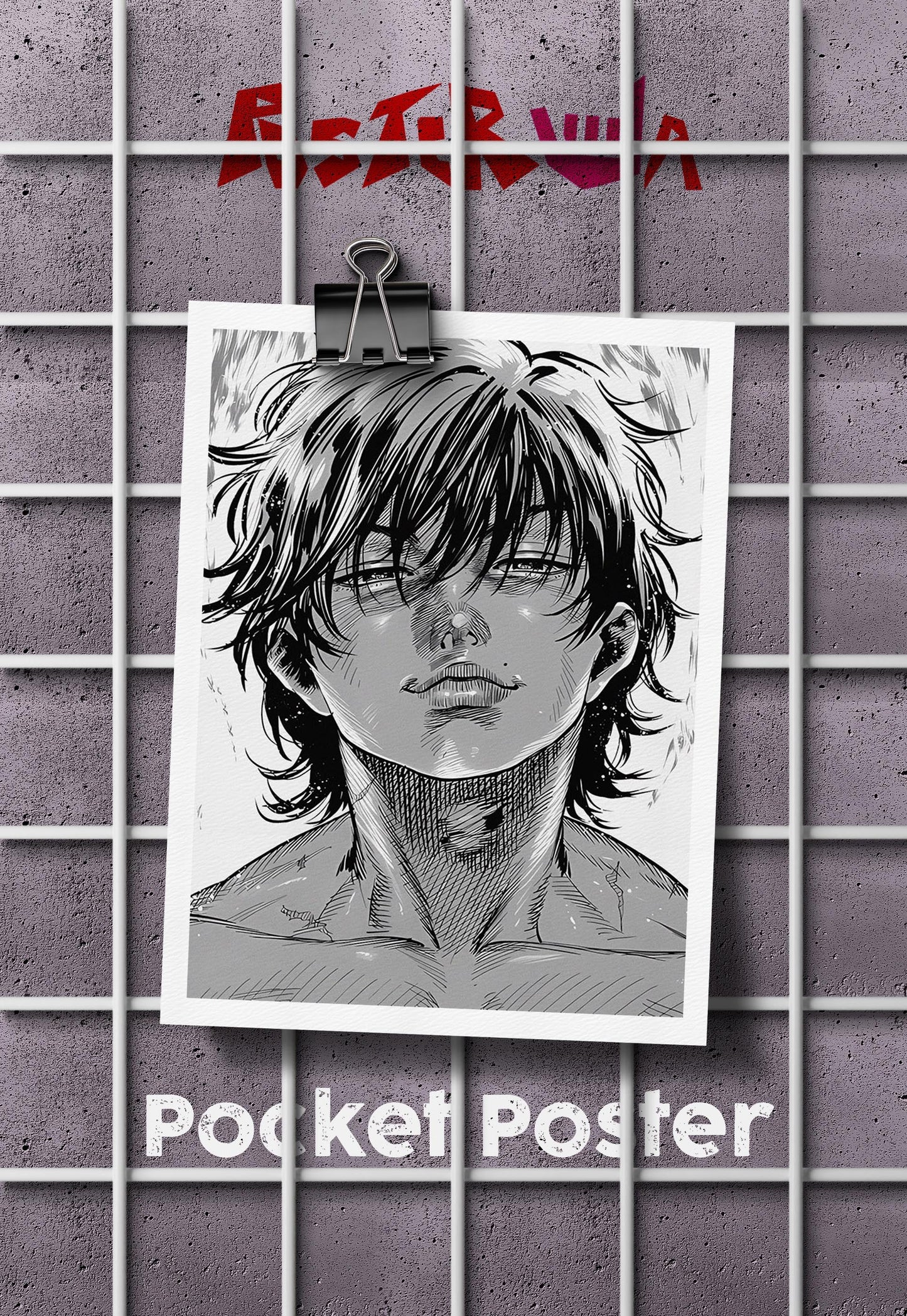 Fierce Fighter | Baki | Anime Poster