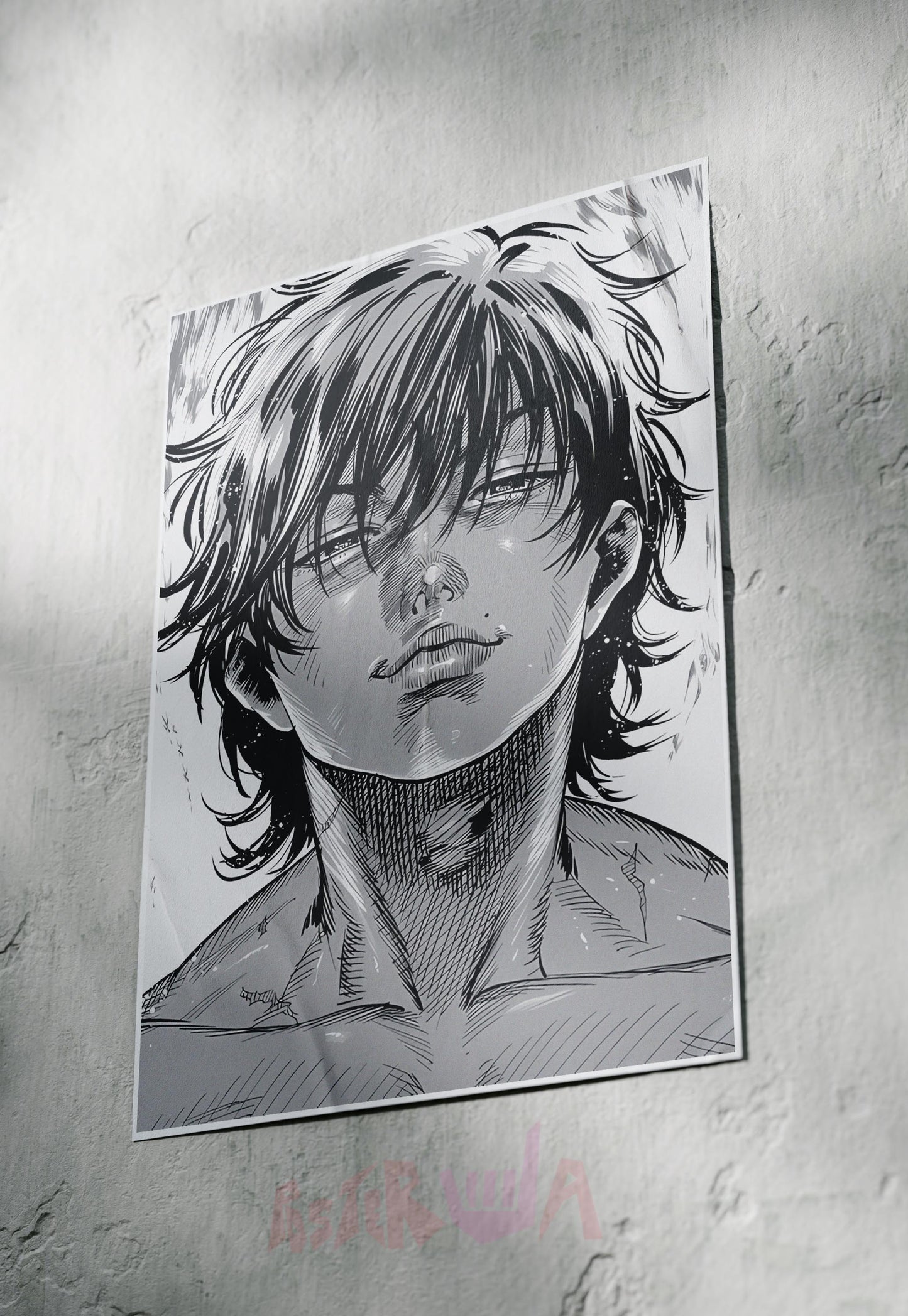 Fierce Fighter | Baki | Anime Poster