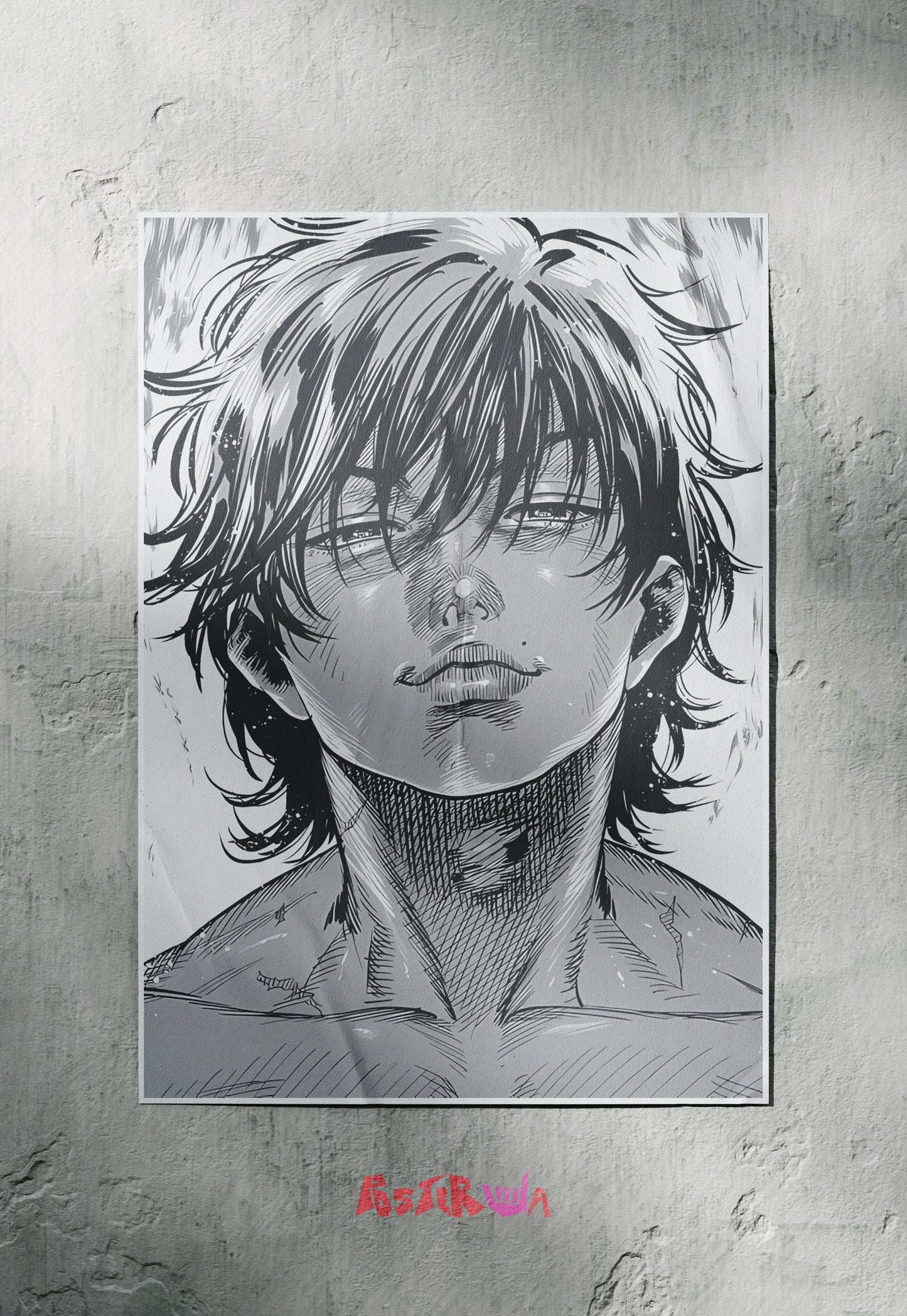 Fierce Fighter | Baki | Anime Poster