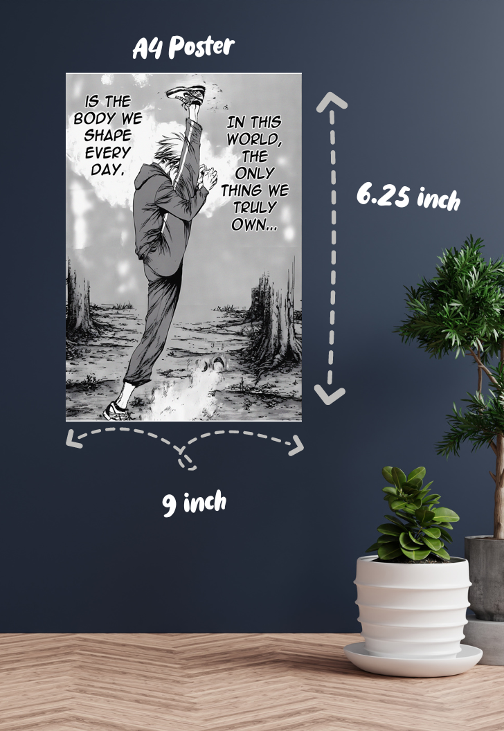 Inspiration Unleashed | Motivational Manga | Quotes Poster
