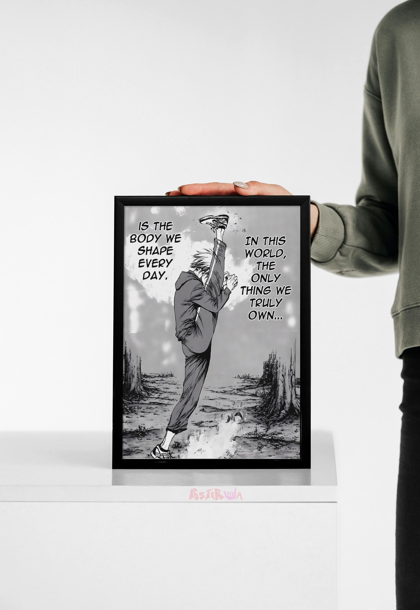 Inspiration Unleashed | Motivational Manga | Quotes Poster
