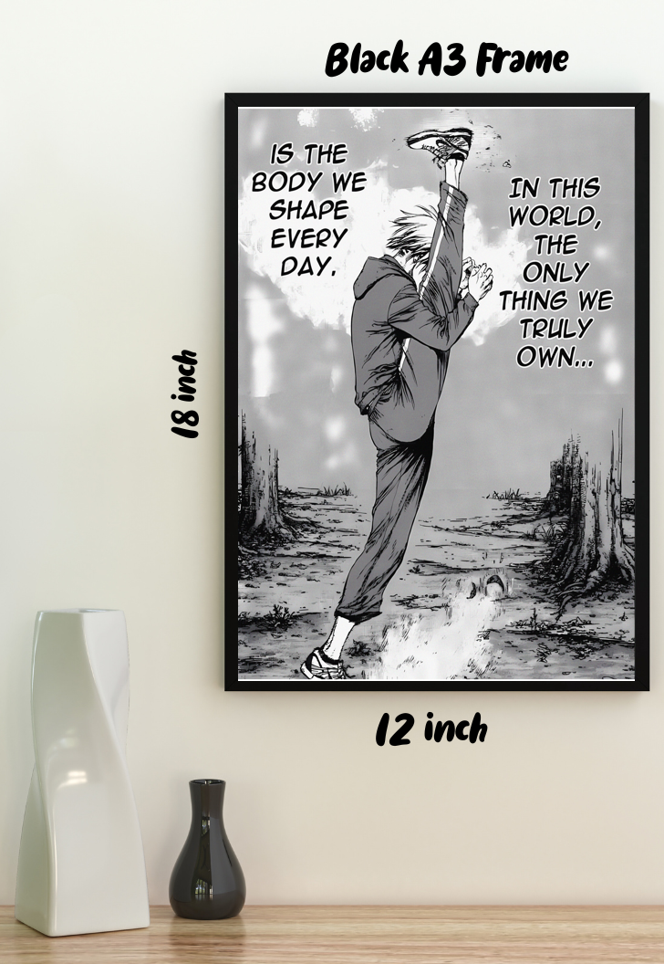 Inspiration Unleashed | Motivational Manga | Quotes Poster